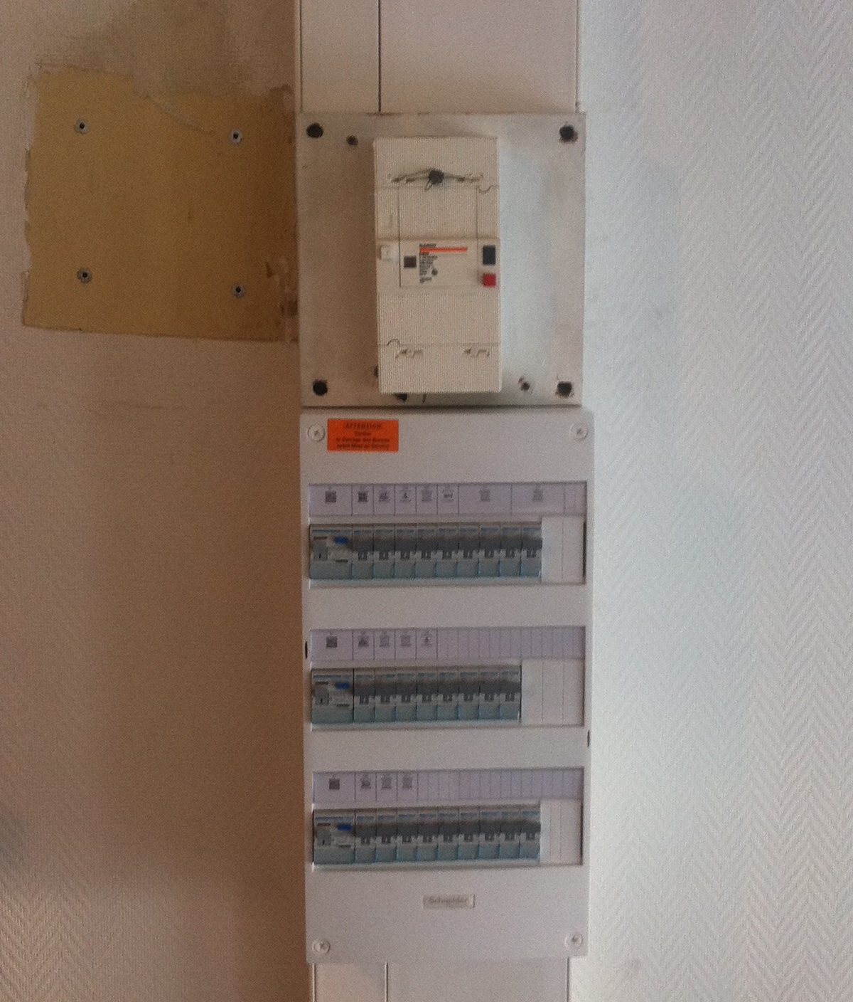 Remplacement du tableau électrique